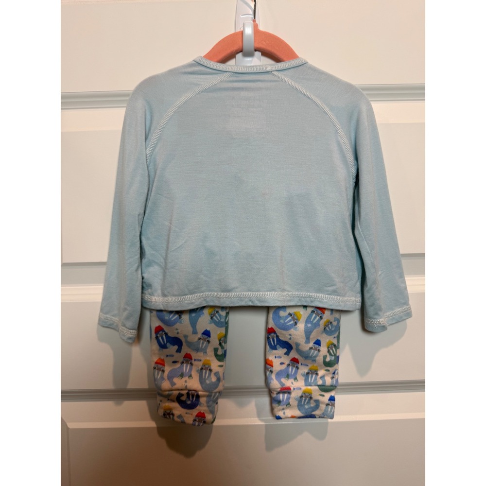Magnetic Me Baby Walrus Print Modal Day Wear Sweat Set Blue 9-12 Months